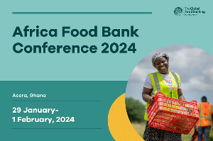 The Africa Food Bank Conference 2024 will be held in Accra, Ghana