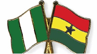 File photo of Ghana and Nigeria flags