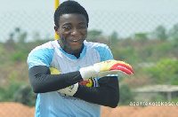 Kotoko goalie Felix Annan