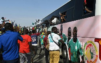 Hundreds of thousands of Senegalese poured into the streets to welcome the players