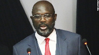 George Weah, president of Liberia