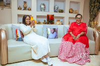 Chef Faila with Lordina Mahama