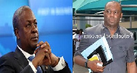 John Dramani Mahama, Former President of Ghana (L) and Mathew Opoku-Prempeh, Education Minister