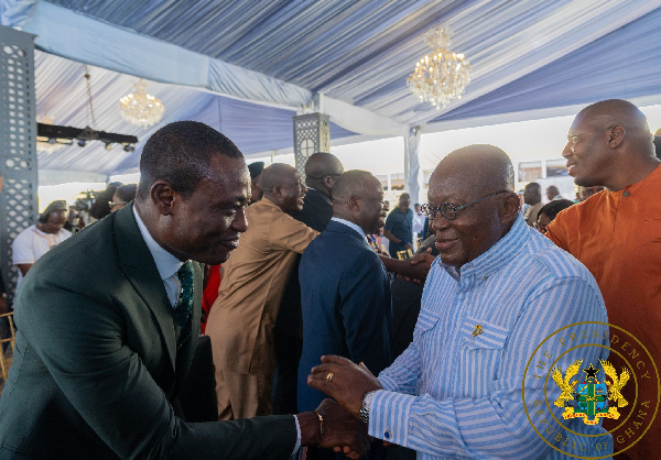 Kissi Agyebeng and President Akufo-Addo