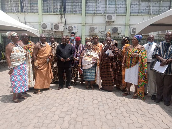 TraditionalLeaders and Farmer Associations of the Tongu Traditional Area with Owusu Afriyie Akoto