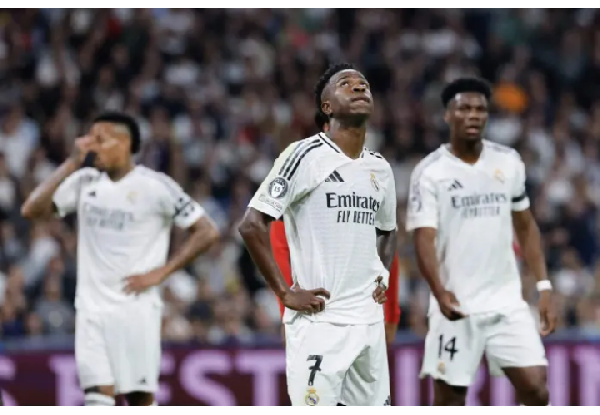 The loss ended a 15-game unbeaten Champions League run for Madrid at the Bernabeu