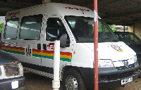 The only functional ambulance stationed in Begoro is not in good shape to cover long distances