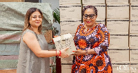 Led by Mrs. Ritu Dhar, the group presented these items to Mrs. Lordina Mahama