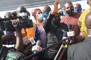 President Nana Addo Dankwa Akufo Addo Was At The Odawna Market 