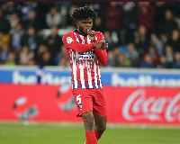 Partey scored his first goal of the season against Eibar