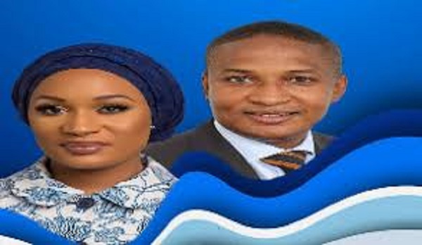 Samira Bawumia and her brother Adamu Ramadan