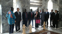 Chairman Yu at the Kwame Nkrumah Memorial Park