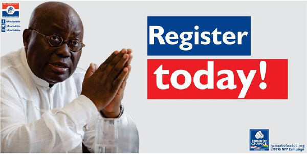 Nana Akufo-Addo, 2016 Flagbearer of the New Patriotic Party