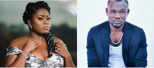 Lydia Forson and Prince David Osei