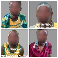 Four robbers arrested by Ghana Police Service