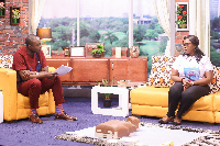 Carol Kalevor, Emergency Health Expert on GTV Breakfast Show with Kafui Dey