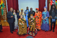 Viola Fletcher and Van Ellis received their Ghanaian citizenship at the Embassy in Washington