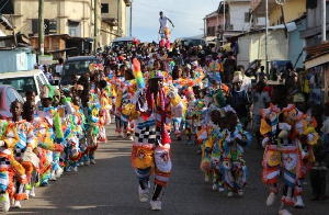 The masquerade festival is held annually