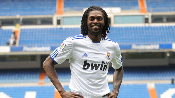 Former Togolese striker Emmanuel Adebayor