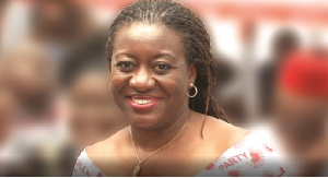 Madam Brigitte Dzogbenuku, the Vice Presidential Candidate of PPP