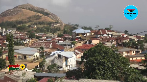 A view of the Amedzofe township