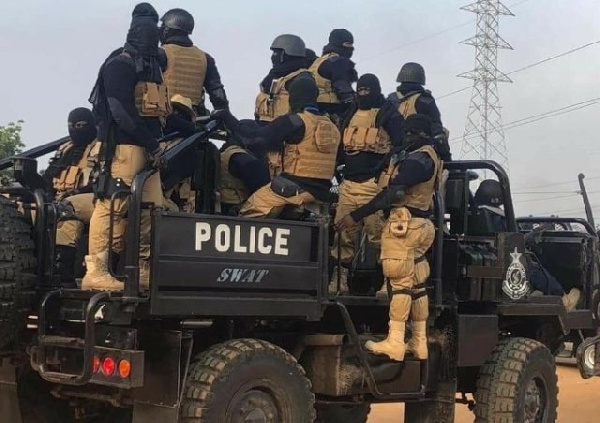 Some members of the security forces who were present at some polling stations