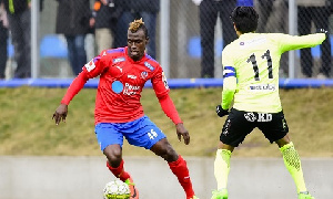 Edwin Gyimah in action