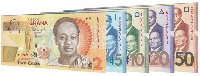 File photo of Ghana cedis notes