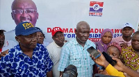 Supporters of  Vice President Dr. Mahamudu Bawumia in the Savannah Region