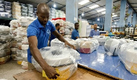 File photo of a rubber factory