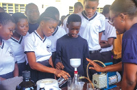 The outreach concluded at Teshie St John’s Senior High School