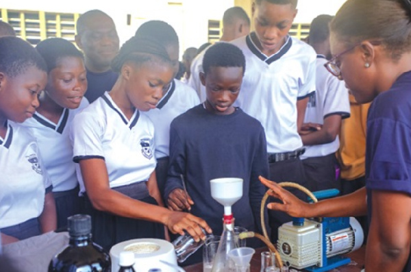 The outreach concluded at Teshie St John’s Senior High School