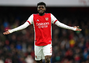 Arsenal midfielder Thomas Partey