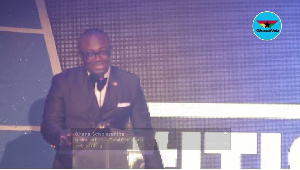 Bola Ray speaks at his book launch