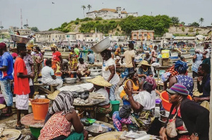 A group of market women