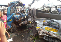 File photo of cars involved in an accident