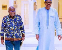 President Nana Addo Dankwa Akufo-Addo and Nigerian president, Muhammadu Buhari