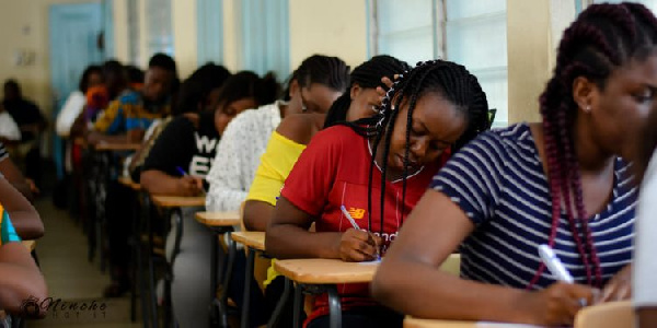 Trainee teachers writing licensure exams