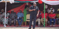 Former President John Mahama at a function [File photo]