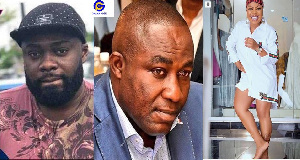 Afia Schwarzenegger, ex lover Prince Williams and Despite Group CEO, Mr. Osei Kwame