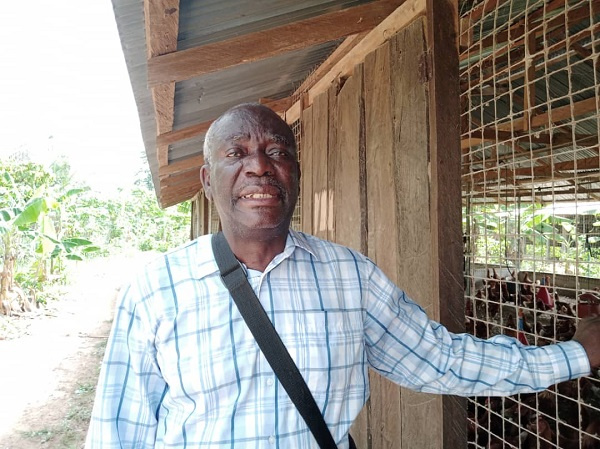 Poultry farmer, Kofi Senyah