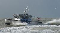 A speed boat belonging to the Ghana Police Service