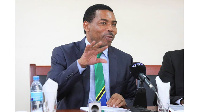 Finance and Planning minister Mwigulu Nchemba addresses a past news conference