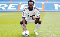 Ghana midfielder Michael Essien