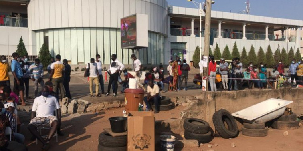 Some voters from the Ayawaso West Wuogon Constituency