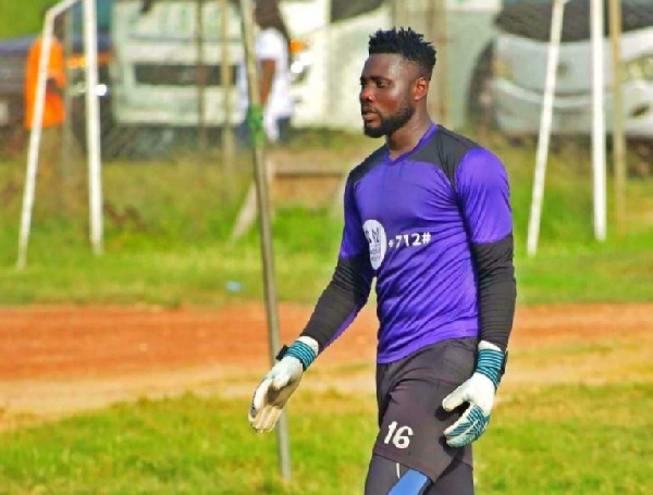 Newly signed Hearts of Oak shotstopper Richard Attah