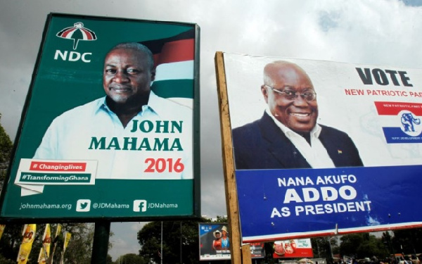 NDC, NPP 2016 presidential campaign billboards