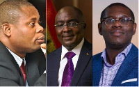 Franklin Cudjoe, Dr Mahamudu Bawumia and Bright Simons