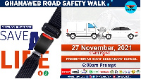 The GhanaWebRoadSafety walk comes off on Saturday, November 27, 2021