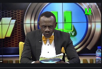 Akrobeto presenting Real News on UTV